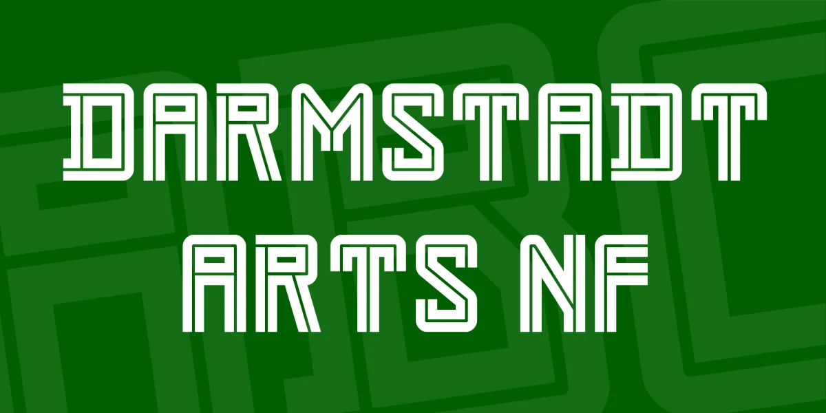 Darmstadt Arts NF Font