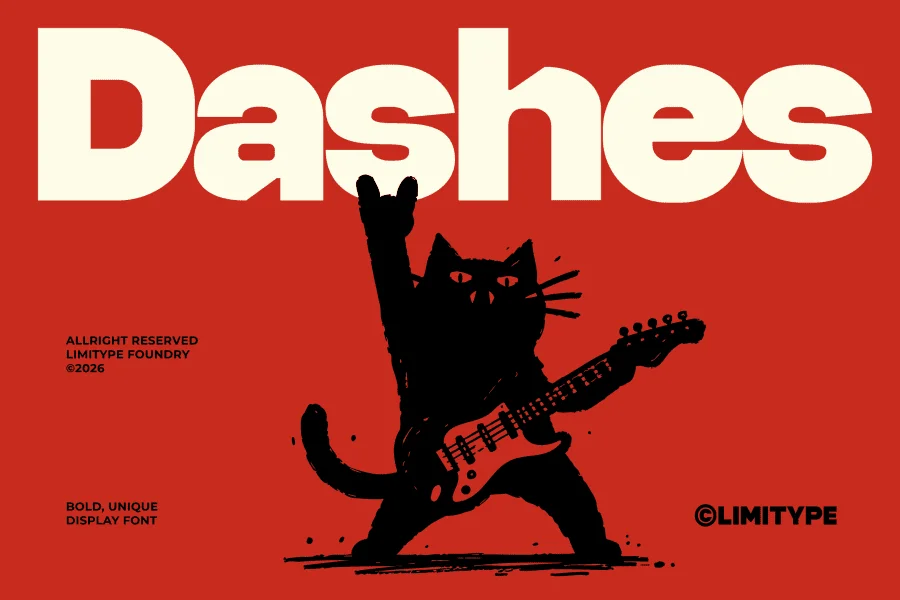 Dashes Demo Font