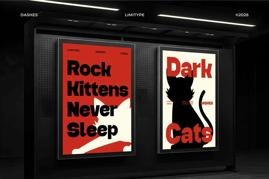 Dashes Demo Font preview 8