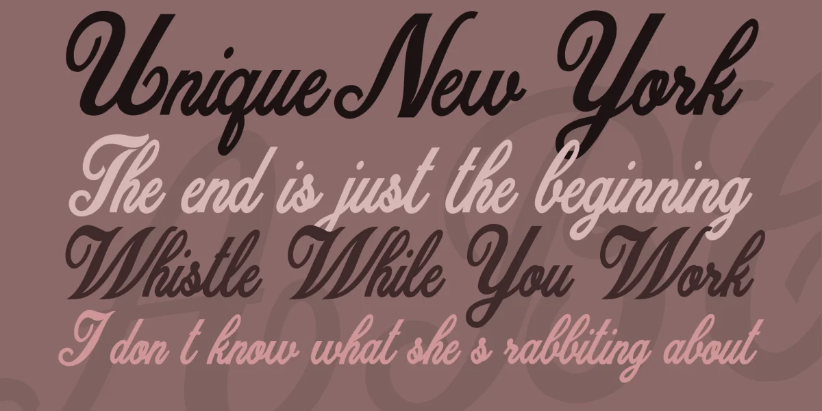 Dattermatter Personal Use Font preview 2