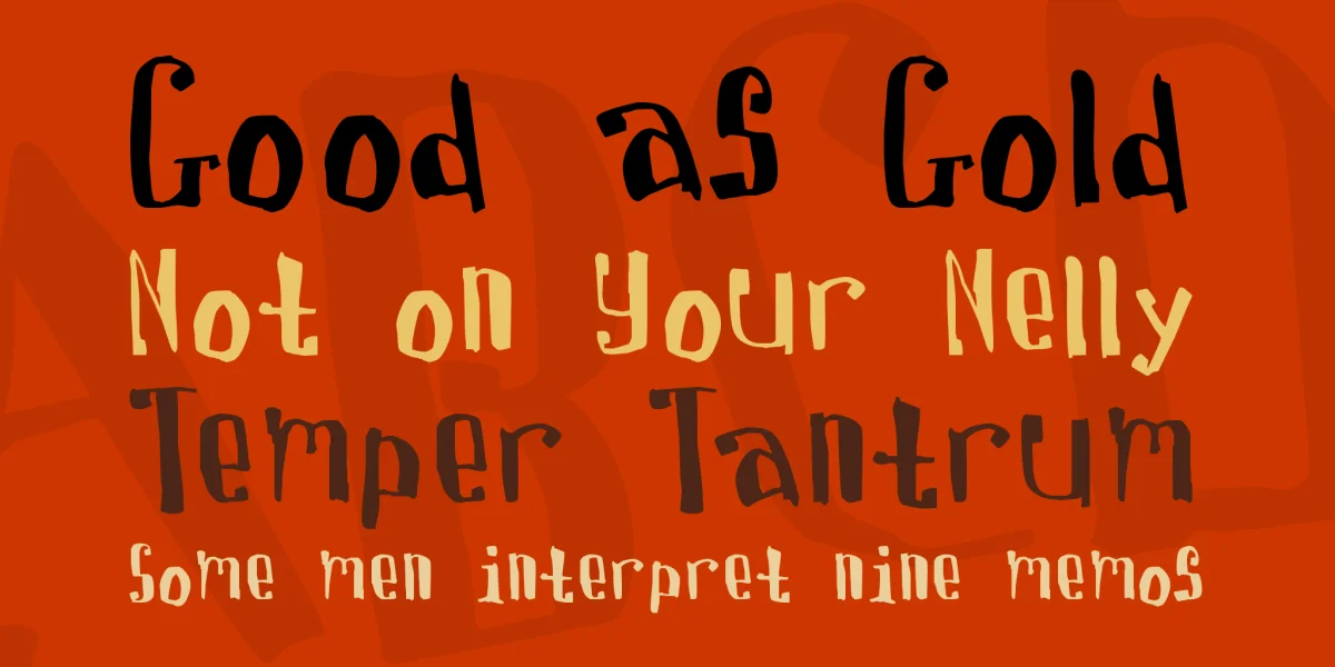 Davis Font preview 2