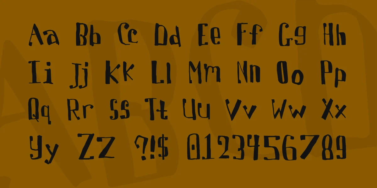 Davis Font preview 4