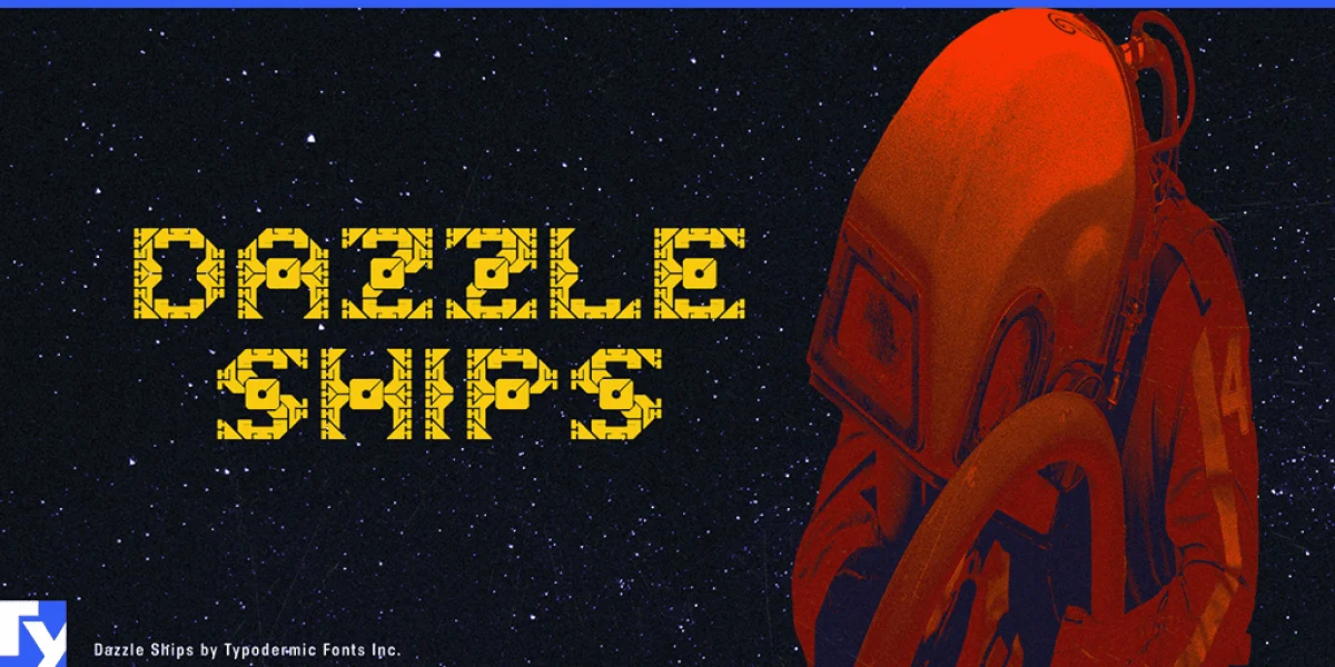 Dazzle Ships Font