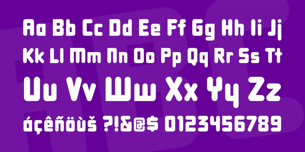 DBXL Nightfever Font Family preview 3
