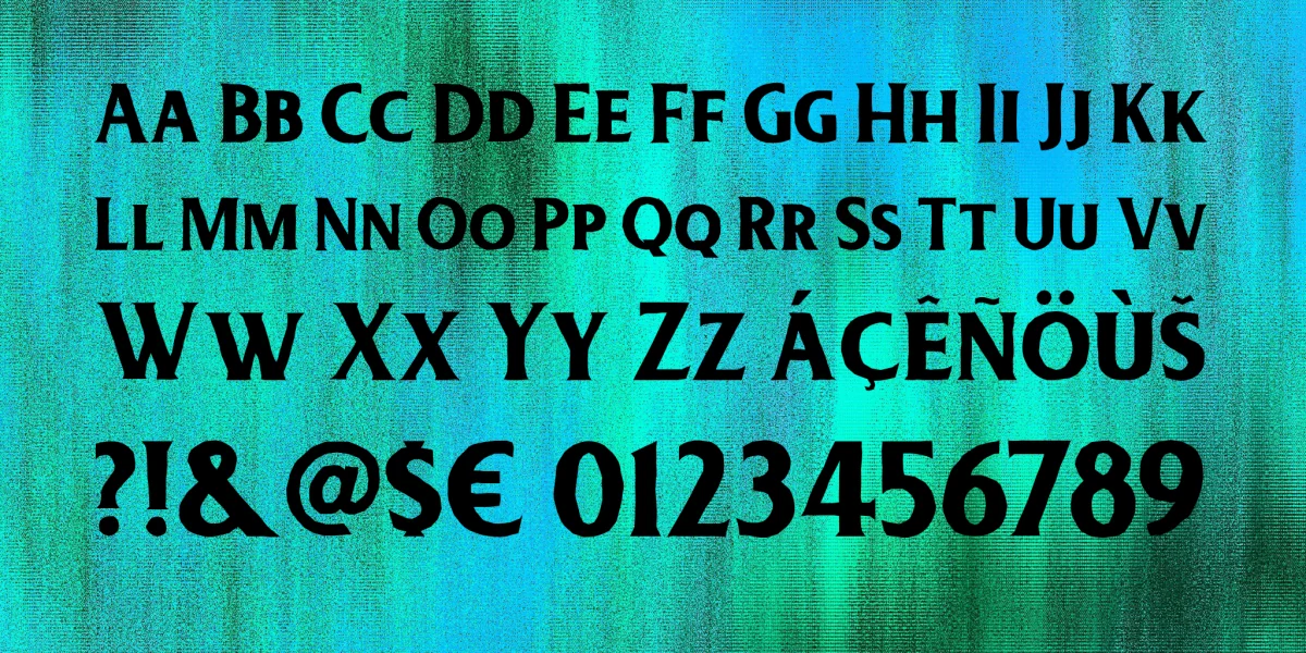 Deadhead Rough Font preview 4