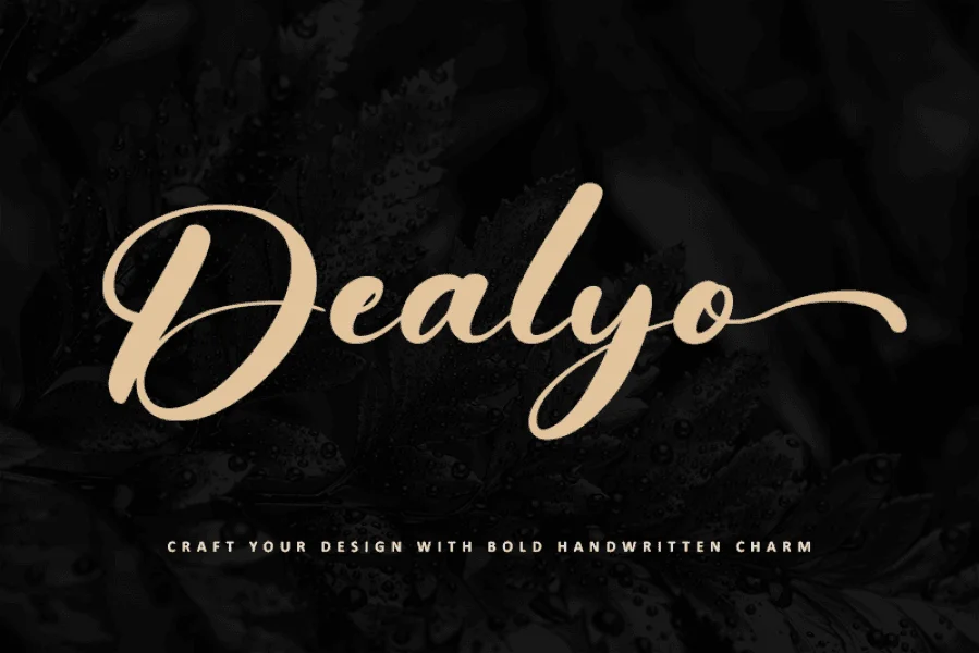 Dealyo - Personal use Font