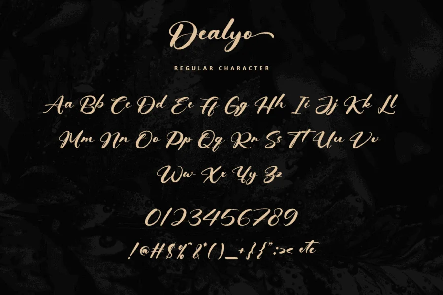 Dealyo - Personal use Font preview 12