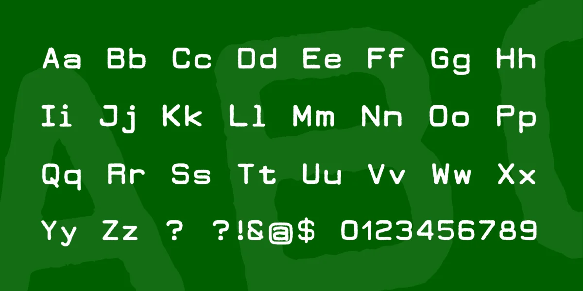 DEARBORN type Font preview 4
