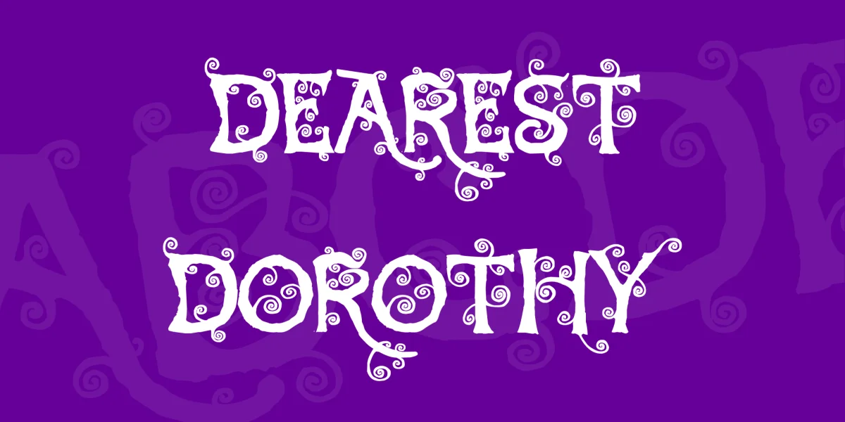 Dearest Dorothy Font