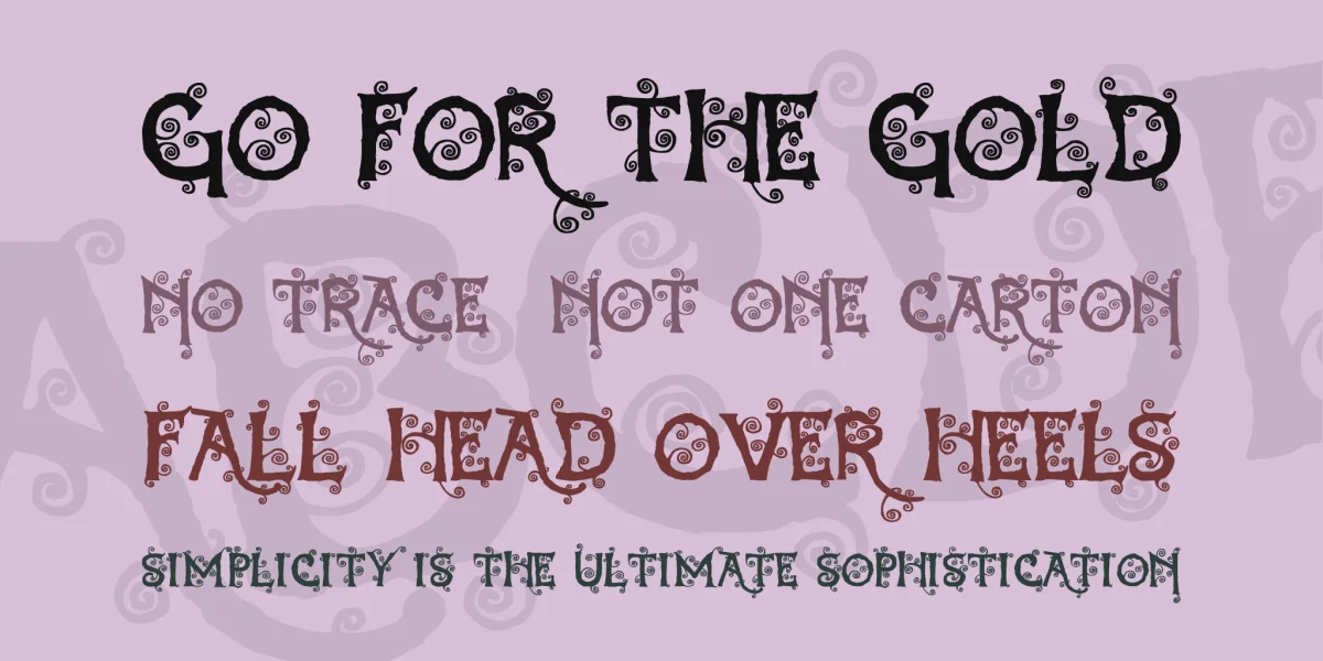 Dearest Dorothy Font preview 2