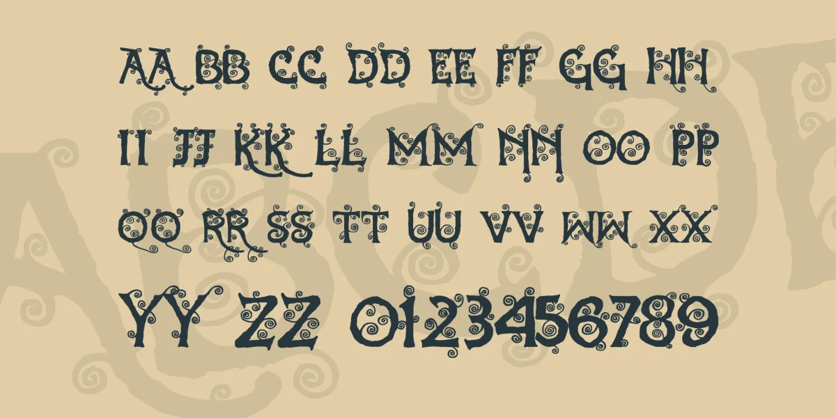 Dearest Dorothy Font preview 3