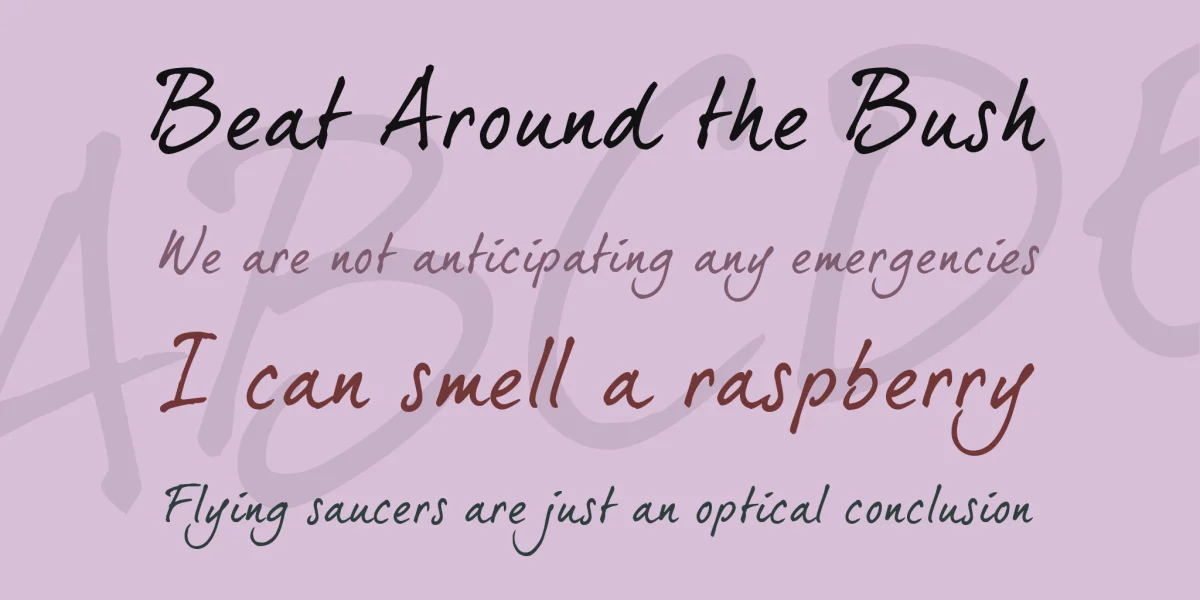 dearJoe 5 CASUAL Font Family preview 2