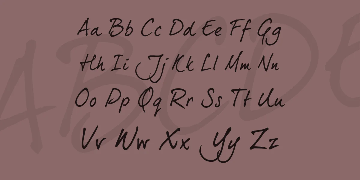 dearJoe 5 CASUAL Font Family preview 4