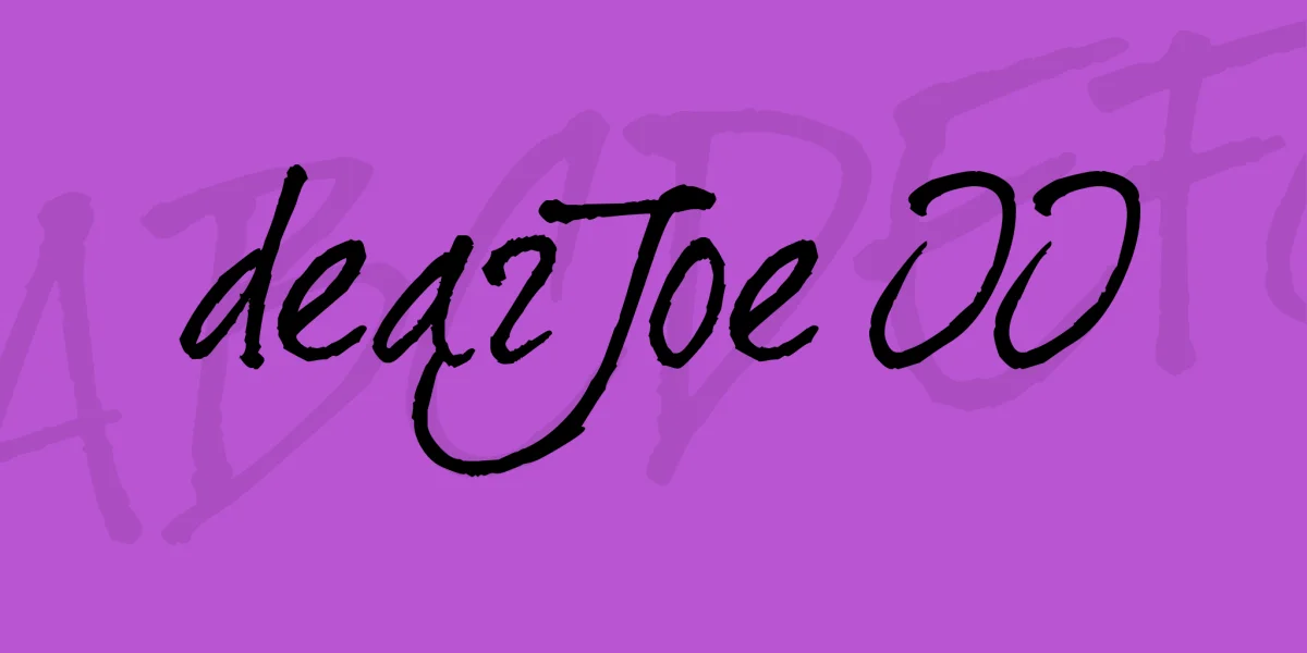 dearJoe II Font