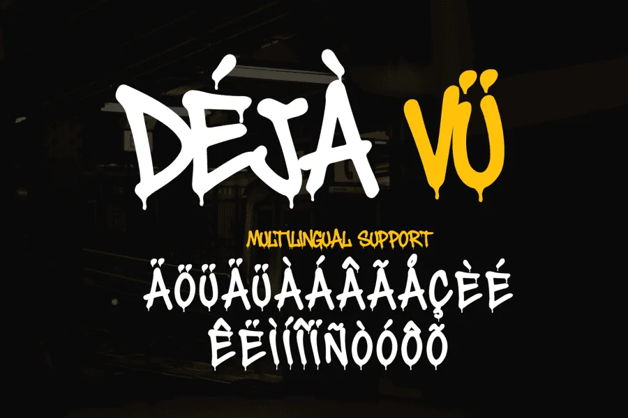 Death Subway Font Family preview 6
