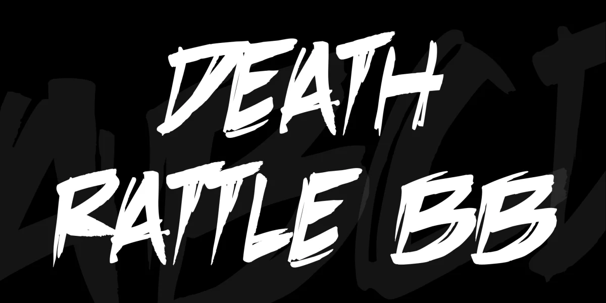 Death Rattle BB Font