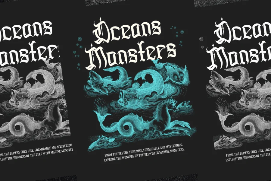 Deaths Hallows Font preview 9