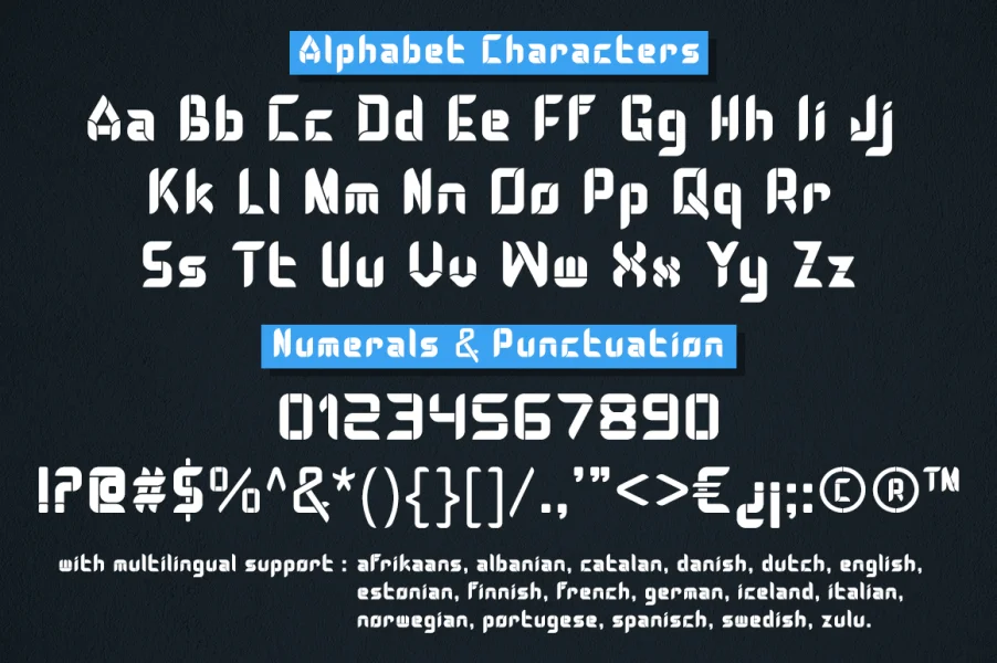 DEBROSEE Font preview 5
