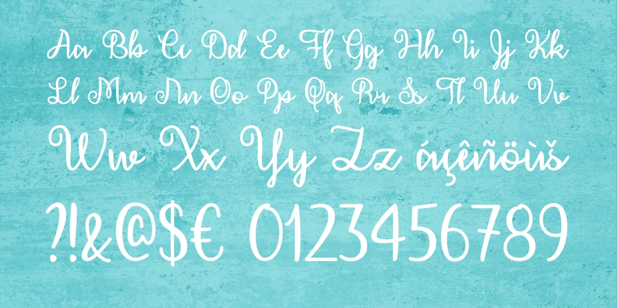 December Calligraphy Font preview 5
