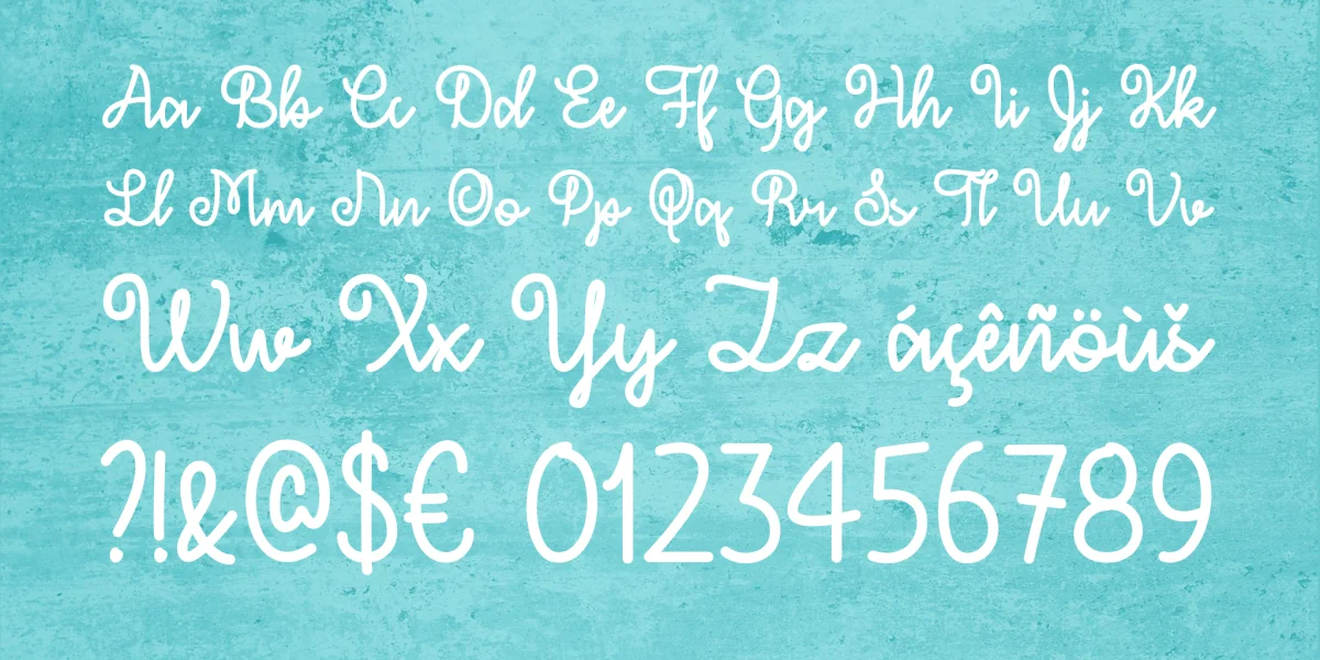 December Sky Font Font preview 5