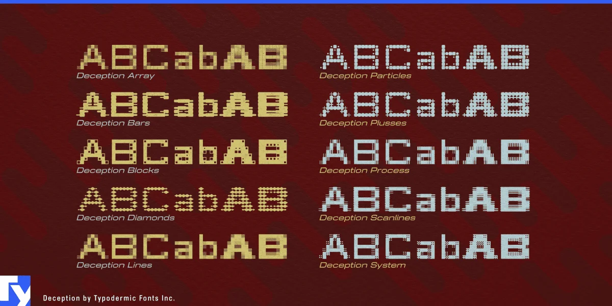 Deception Font preview 2