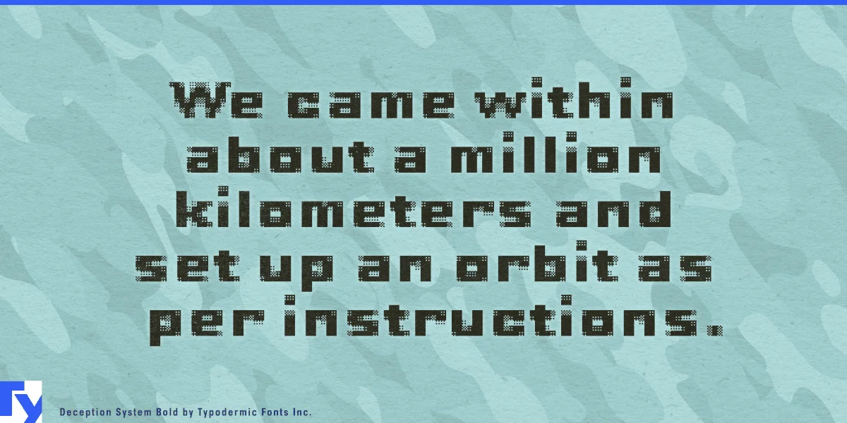 Deception Font preview 6