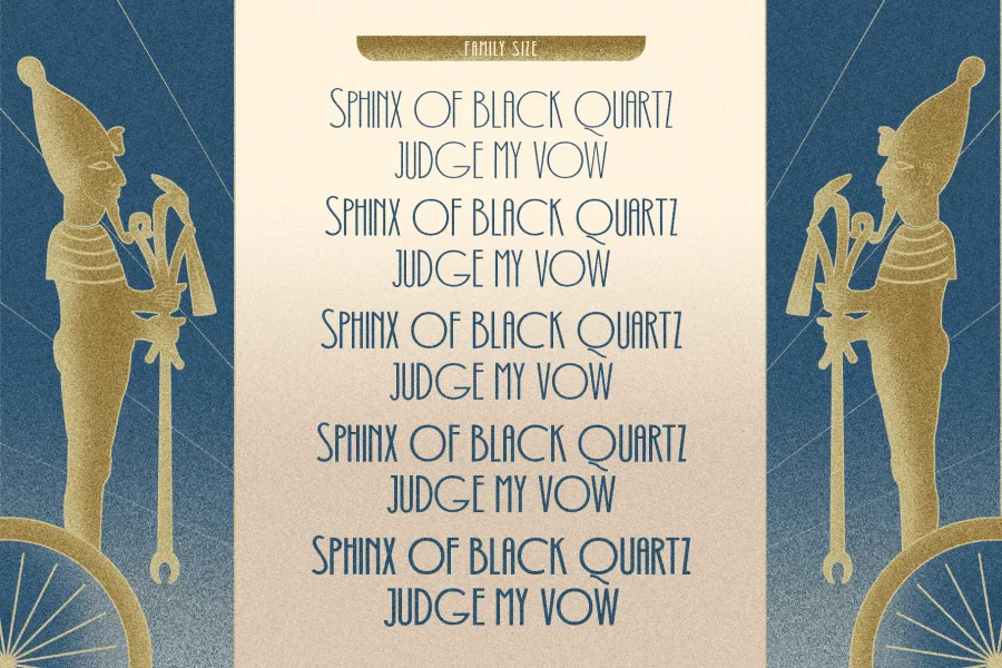 Decondol Font preview 6