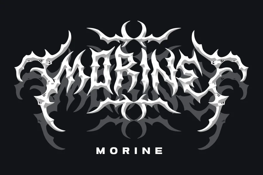 Deicide Remain Font preview 3