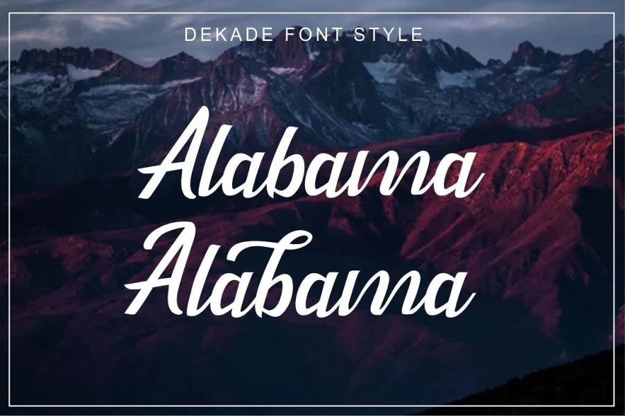 Dekade Font preview 6