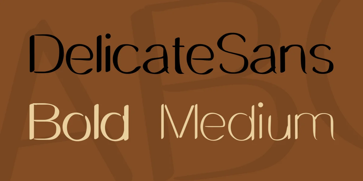 DelicateSans Font Family preview 2