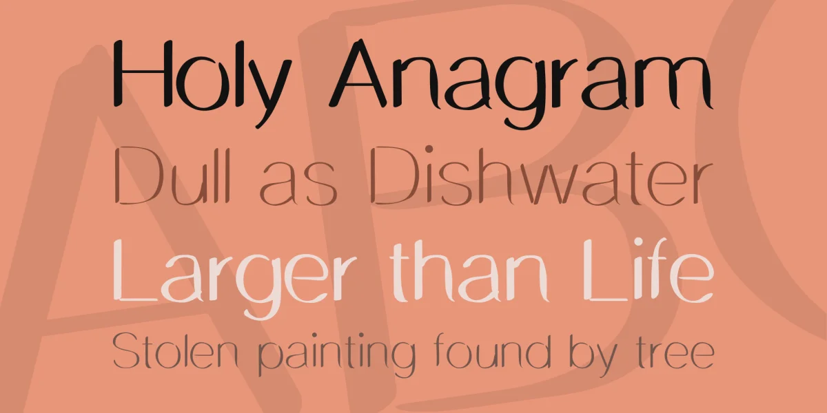 DelicateSans Font Family preview 3