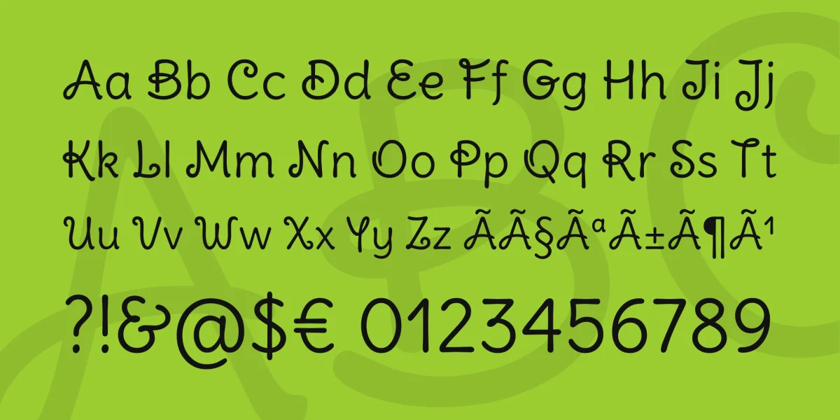 Delius Swash Caps Font preview 4