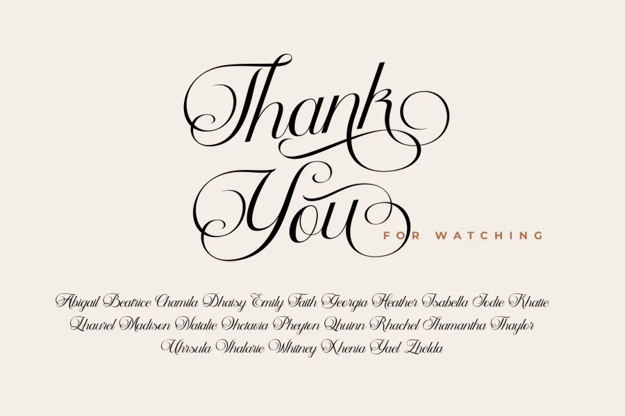 Delphia Village Font preview 17