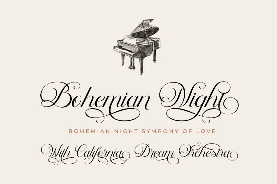 Delphia Village Font preview 7