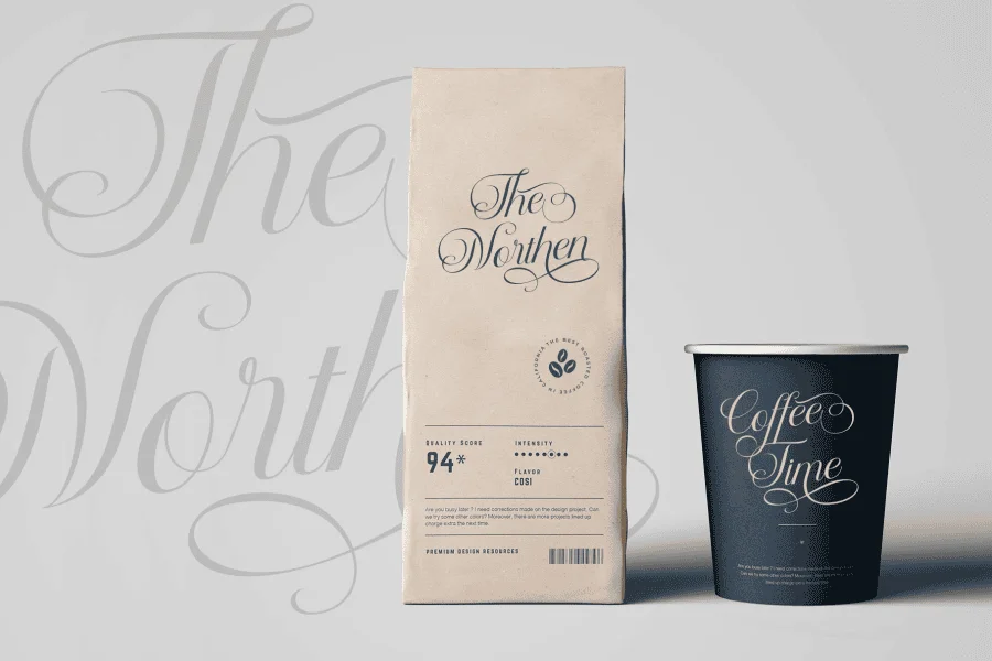 Delphia Village Font preview 9