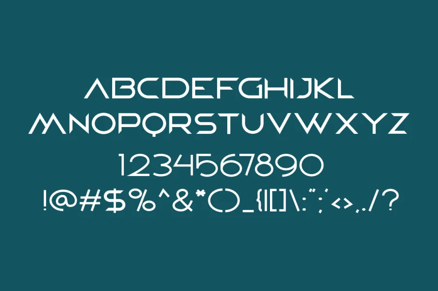Deltha Font preview 7