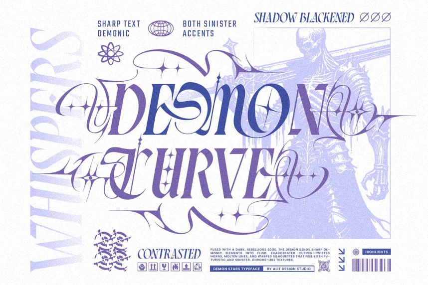 Demon Stars Font
