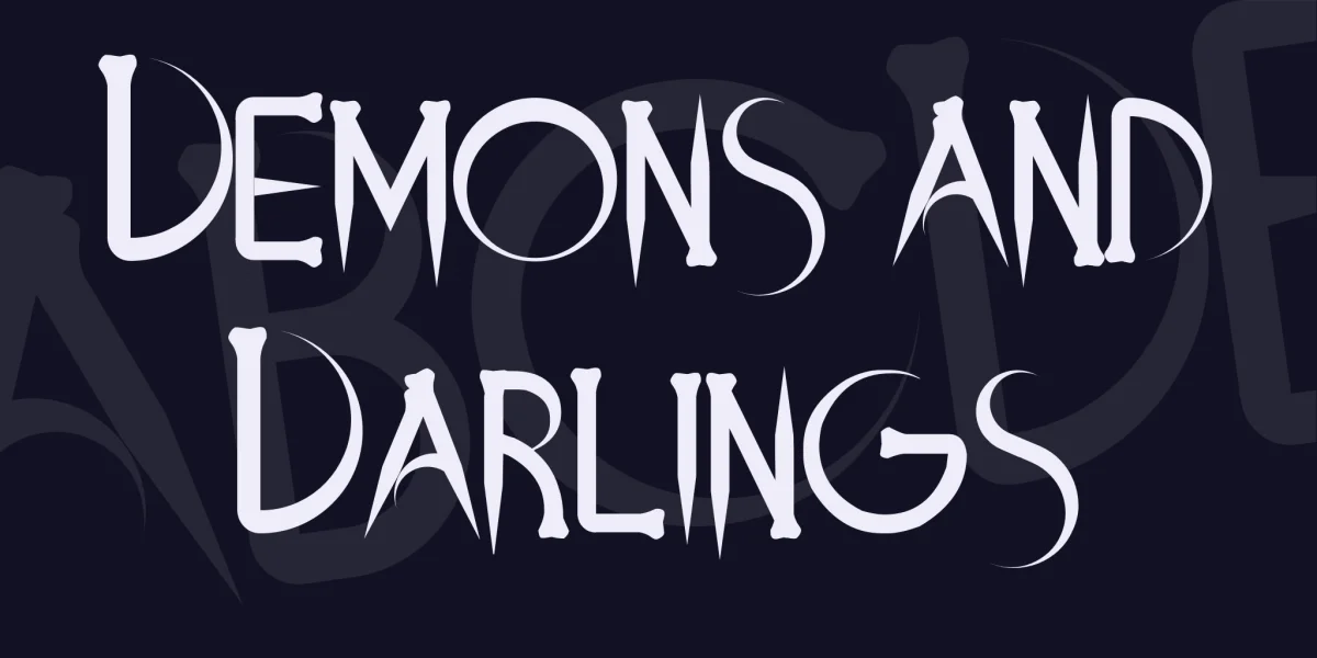 Demons and Darlings Font