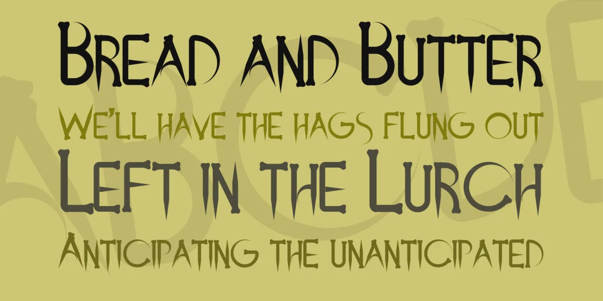 Demons and Darlings Font preview 2