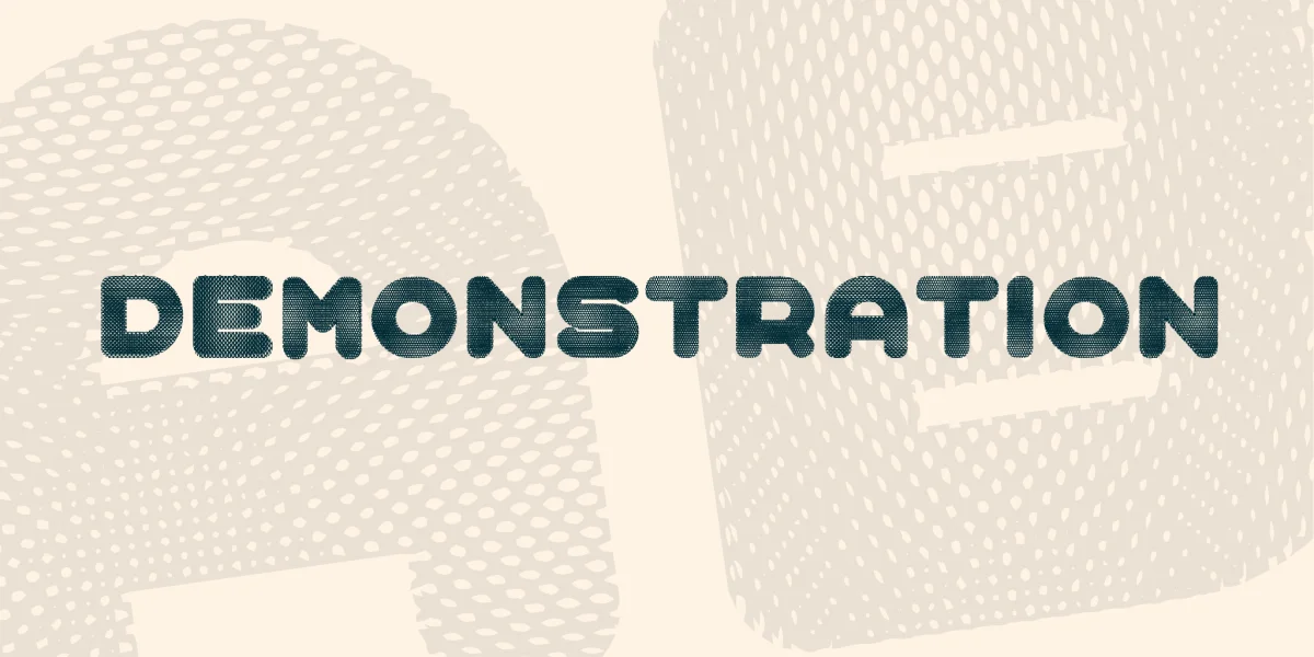 Demonstration Font