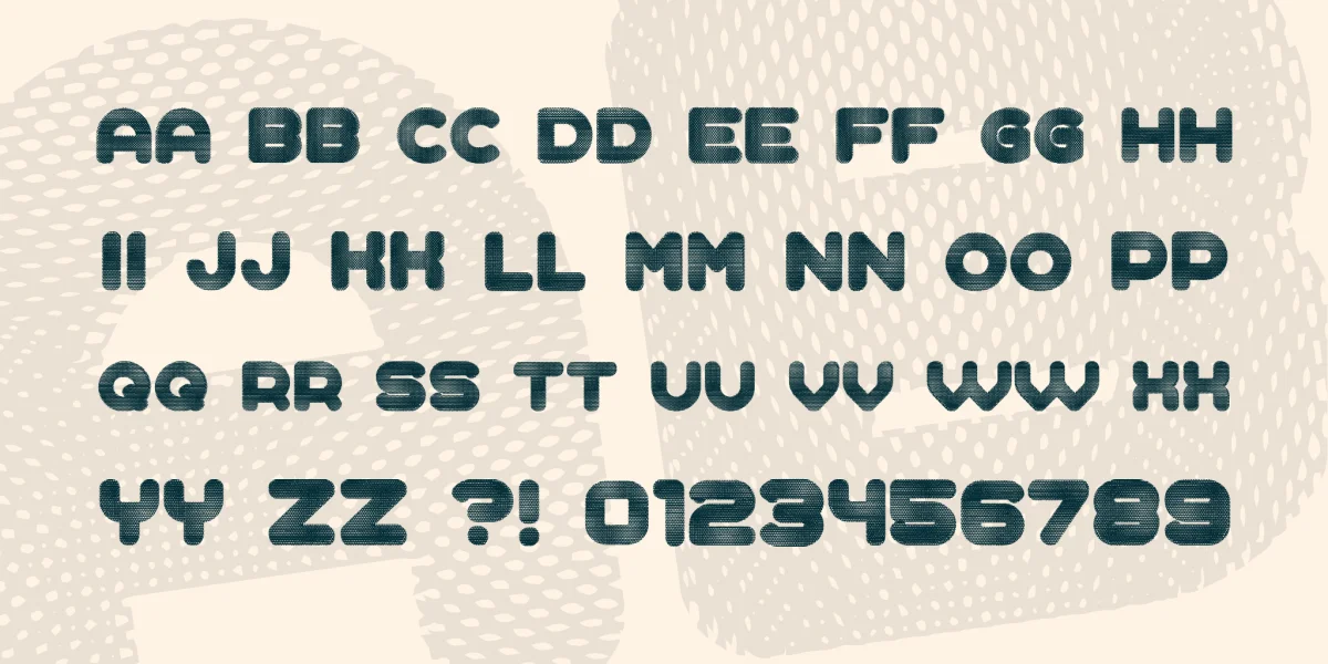 Demonstration Font preview 3