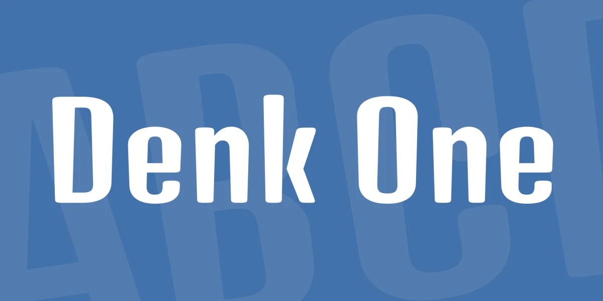 Denk One Font