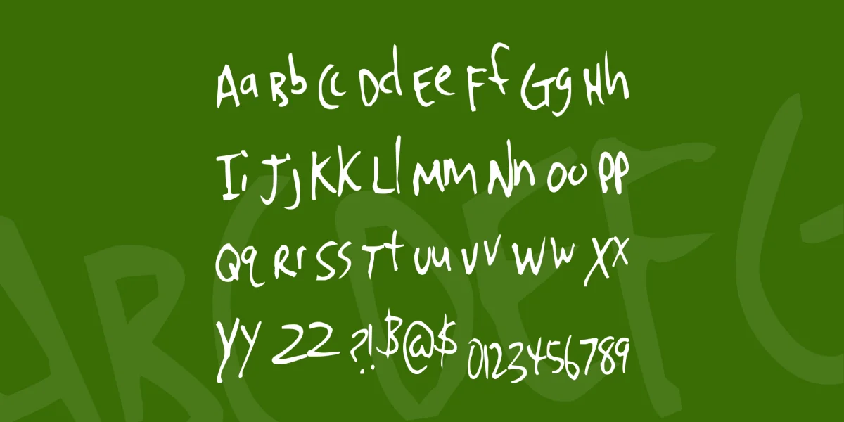Denrito Font preview 3