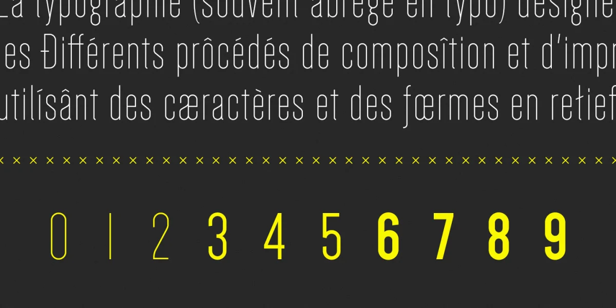 Dense Font preview 3