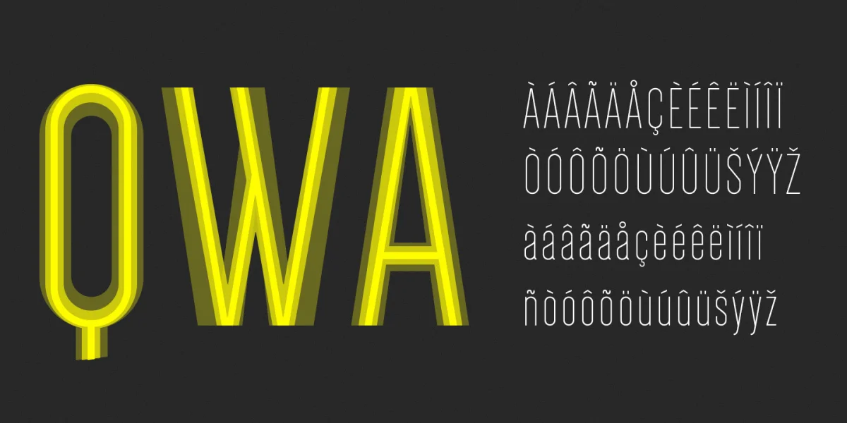 Dense Font preview 5