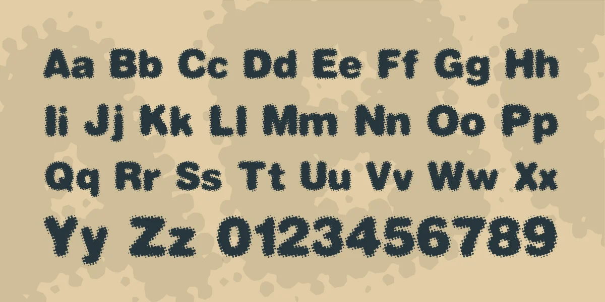 Dephunked BRK Font preview 2