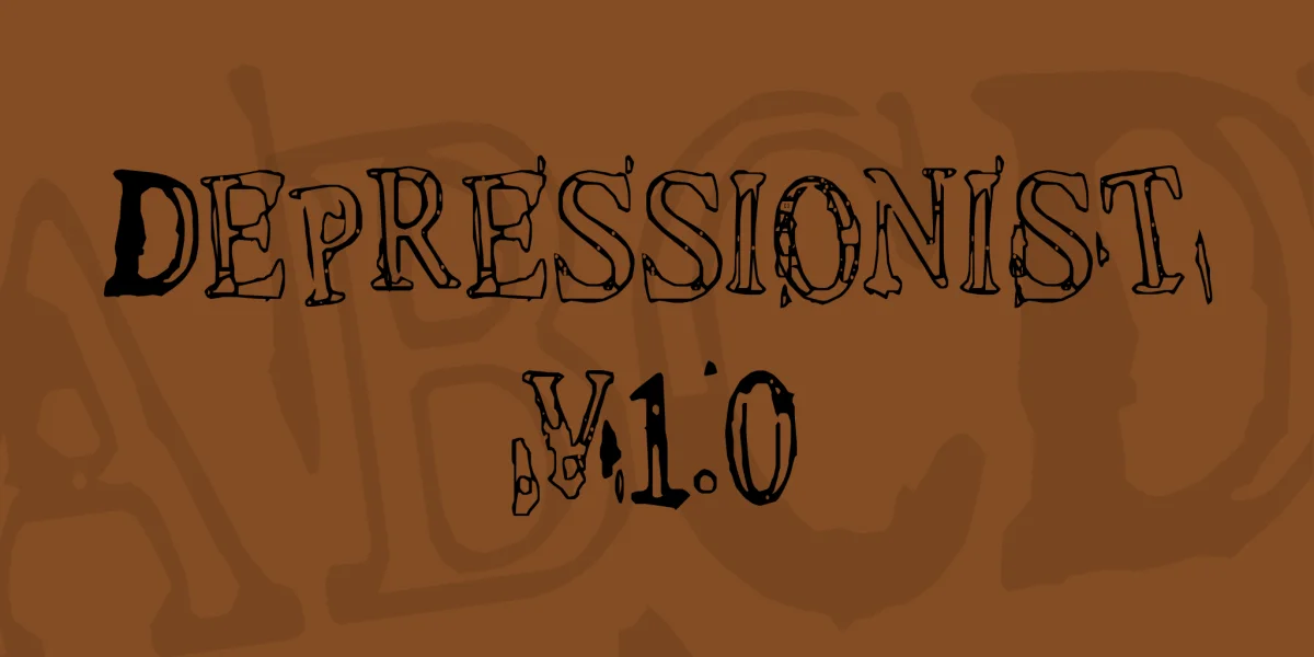 Depressionist v1.0 Font