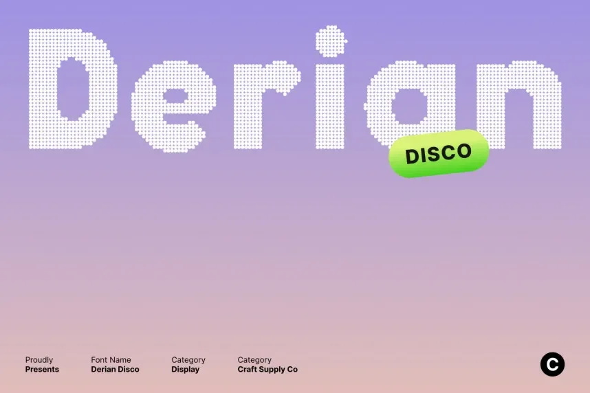 Derian Disco Font