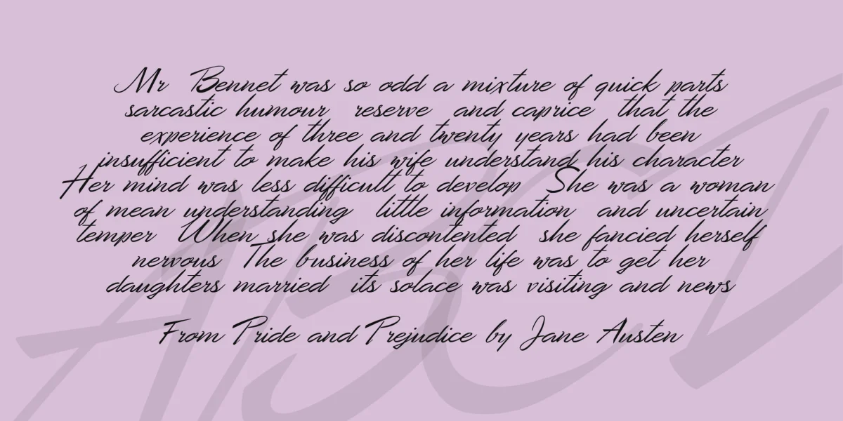 Desert Queen Personal Use Font preview 3