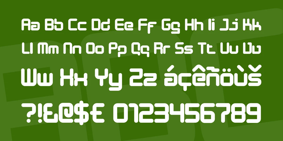 Designer Block Font preview 3